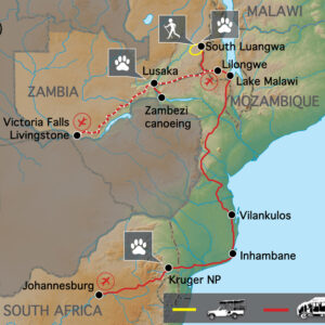Zambia, Malawi & Mozambique Trade Route kampeerreis kleine groep
